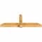Ekena Millwork Eugene Rough Sawn Timber Gable Bracket, Western Red Cedar, 84"W x 31"H x 6"D x 6"F, 9/12 Pitch GBW084X31X0606EUG00RWR - alternate 4